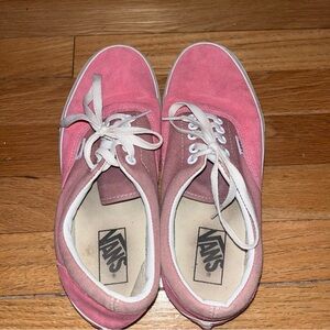 Vans Pink Canvas Sneakers